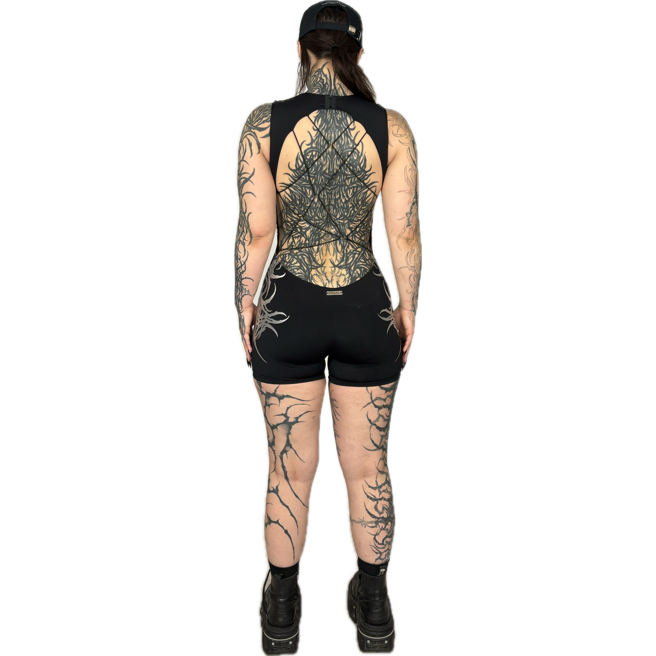 CONSUMED x FERAL - TRIBAL ROMPER SILVER I UNISEX