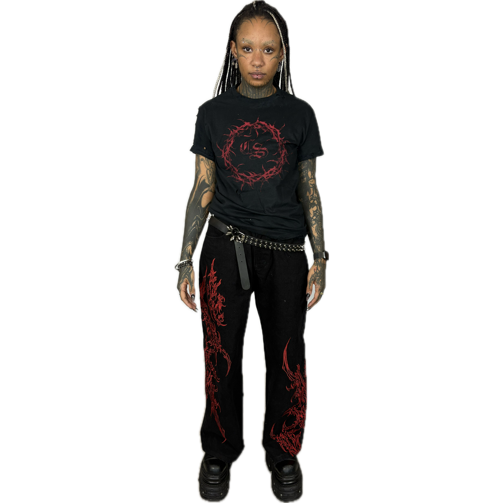 CROWN OF THORNS - DISTRESSED SHIRT  I  UNISEX