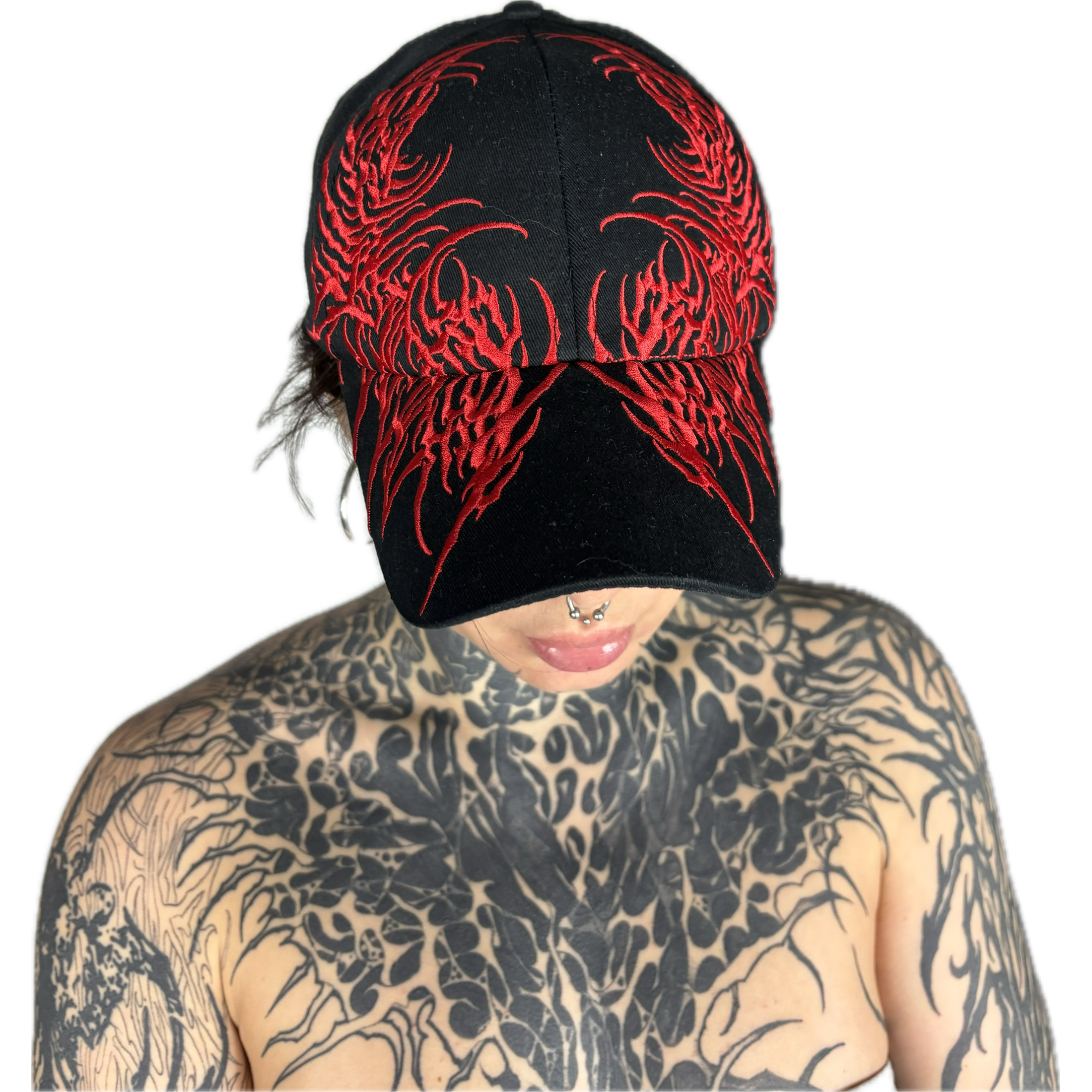 CONSUMED x FERAL - TRIBAL CAP RED I UNISEX