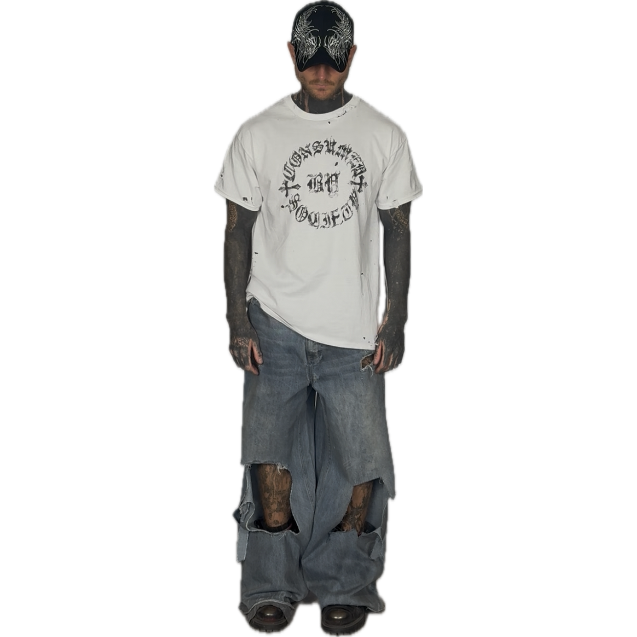 CONSUMED by SOCIETY - DISTRESSED T-SHIRT  I  UNISEX