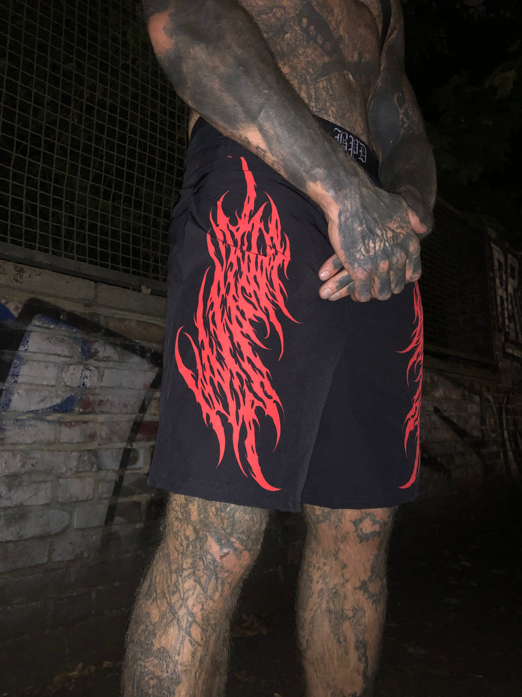 CONSUMED - Double Fire - Athletic Shorts