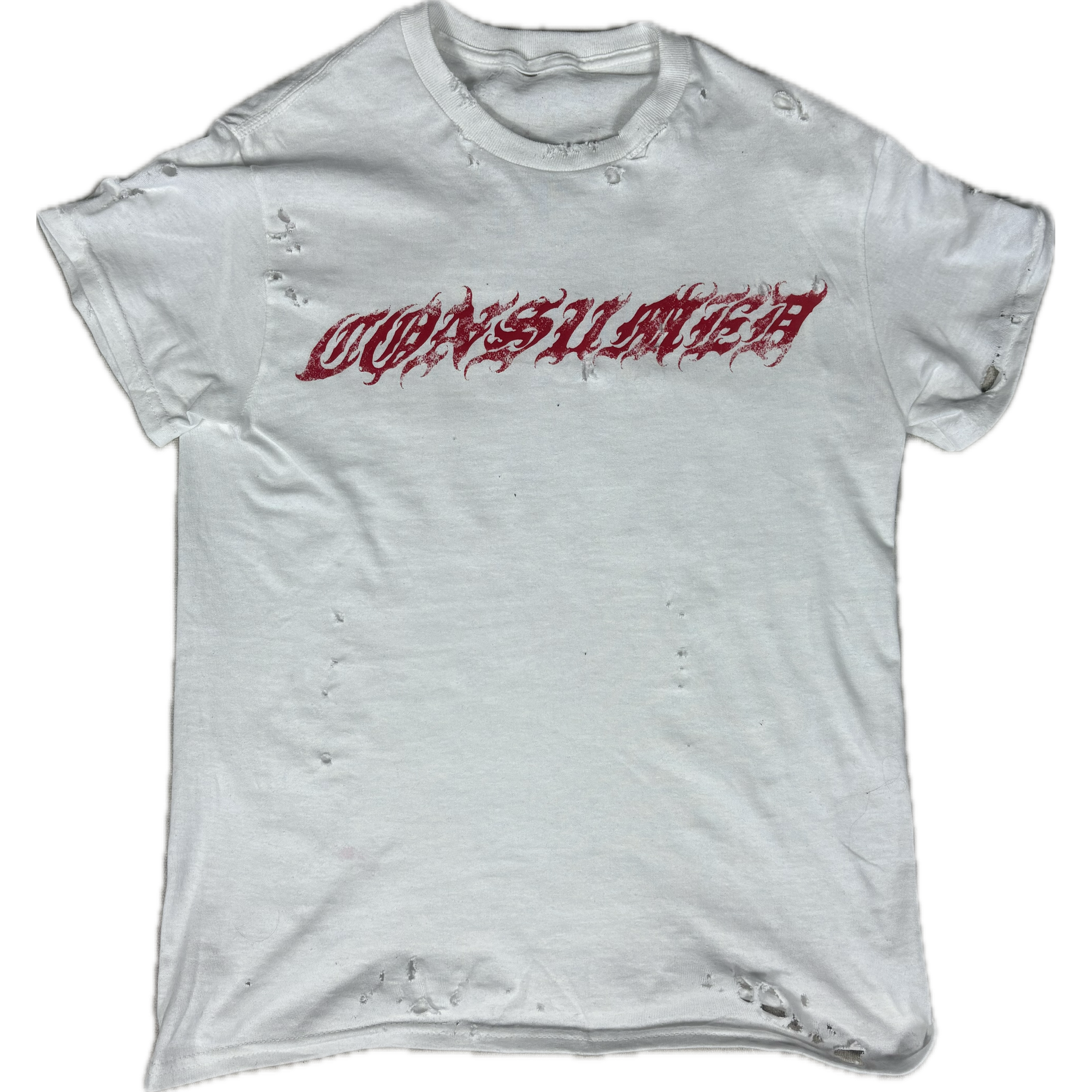 CONSUMED SIGNATURE - DISTRESSED SHIRT RED DRAGON I UNISEX