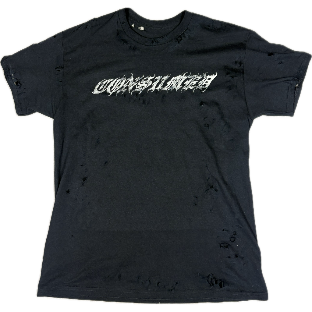 CONSUMED SIGNATURE - DISTRESSED SHIRT WHITE DRAGON I UNISEX