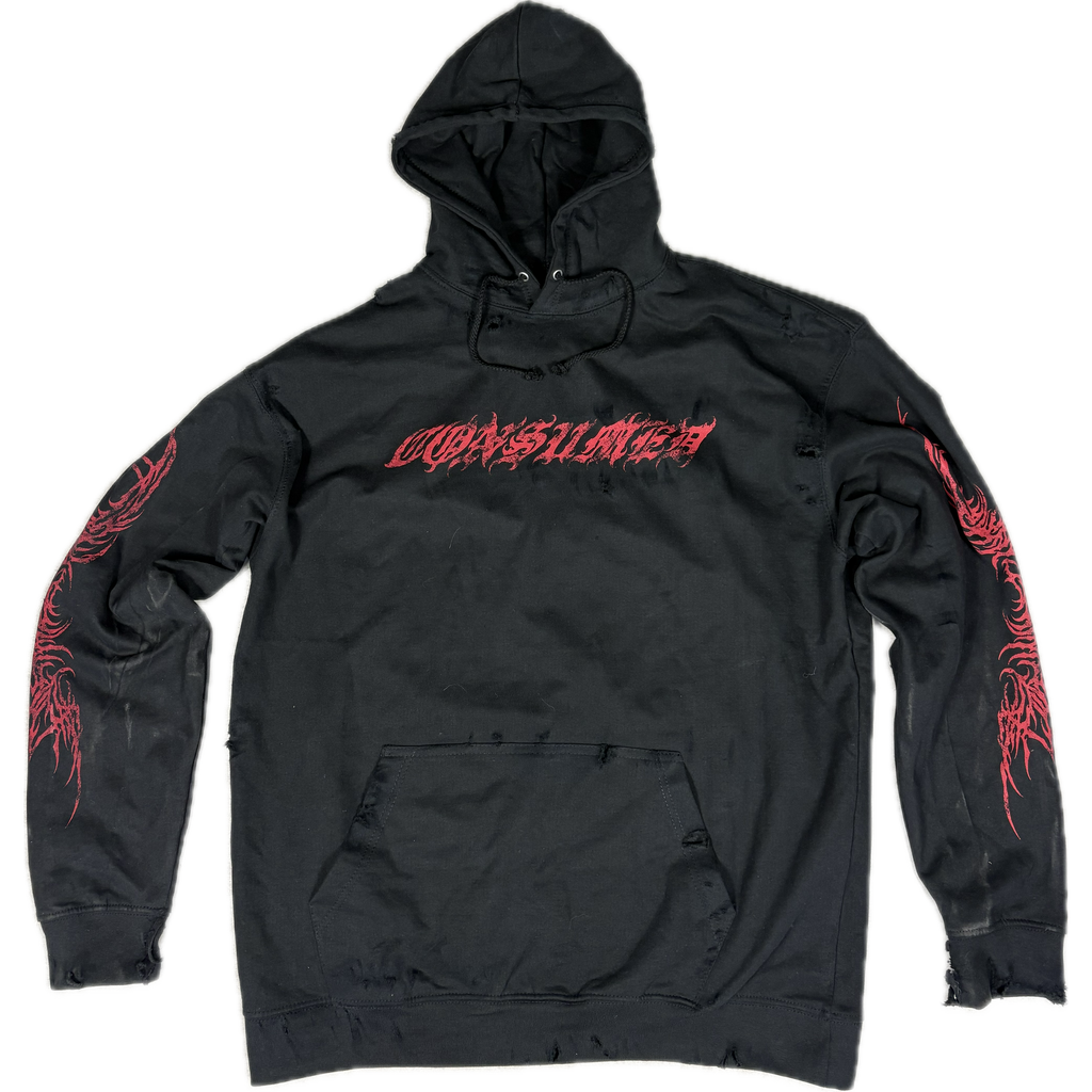SIGNATURE CHAOS - DISTRESSED HOODIE I UNISEX