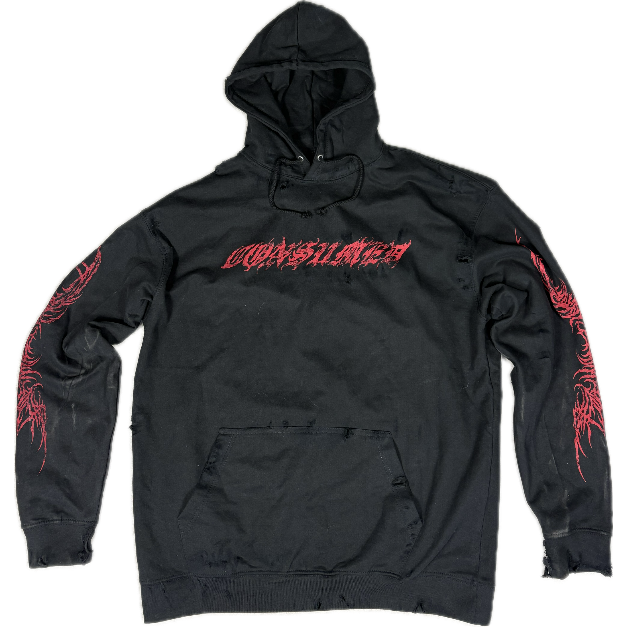 SIGNATURE CHAOS - DISTRESSED HOODIE I UNISEX