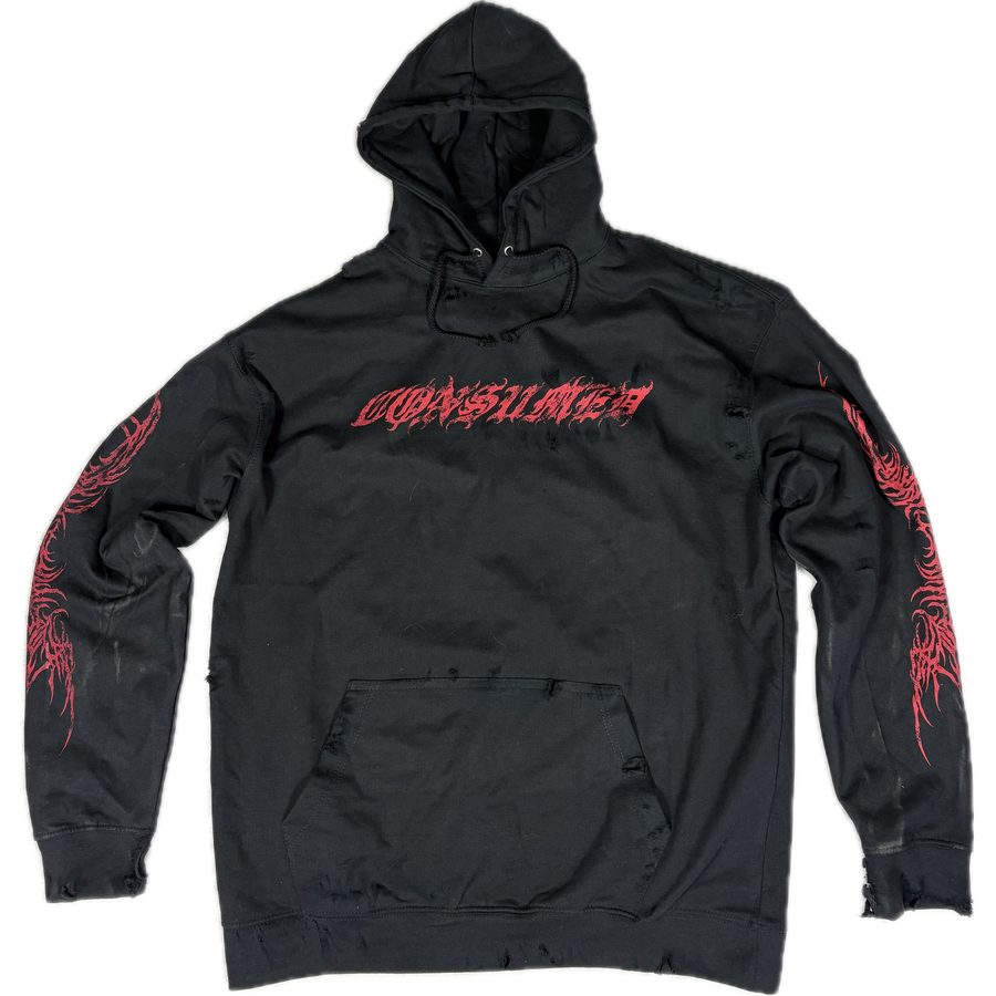 SIGNATURE CHAOS - DISTRESSED HOODIE I UNISEX