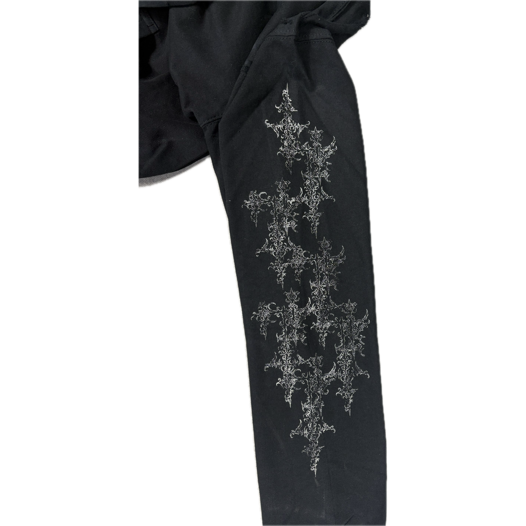 SIGNATURE GOTHIC - DISTRESSED HOODIE I UNISEX