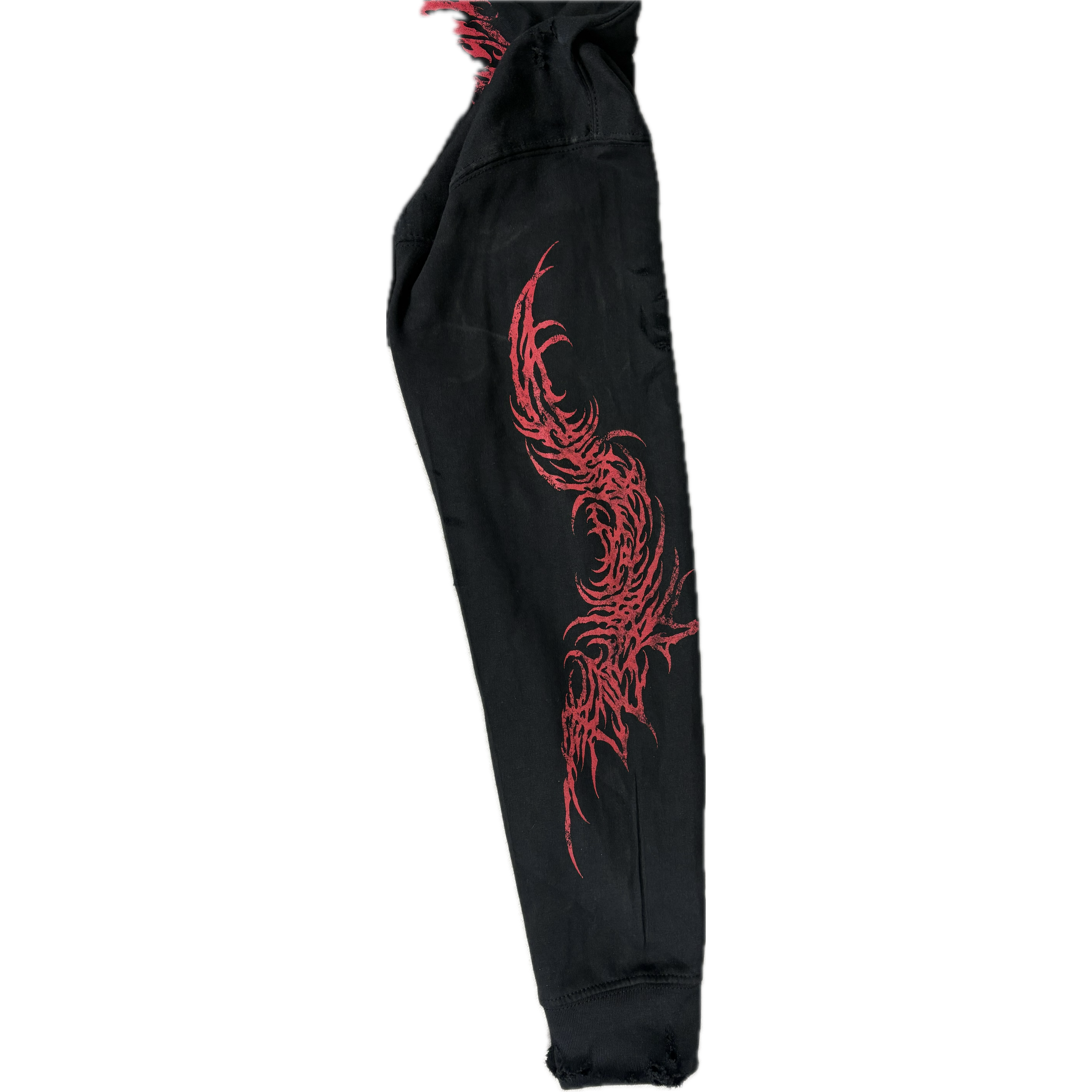 SIGNATURE CHAOS - DISTRESSED HOODIE I UNISEX