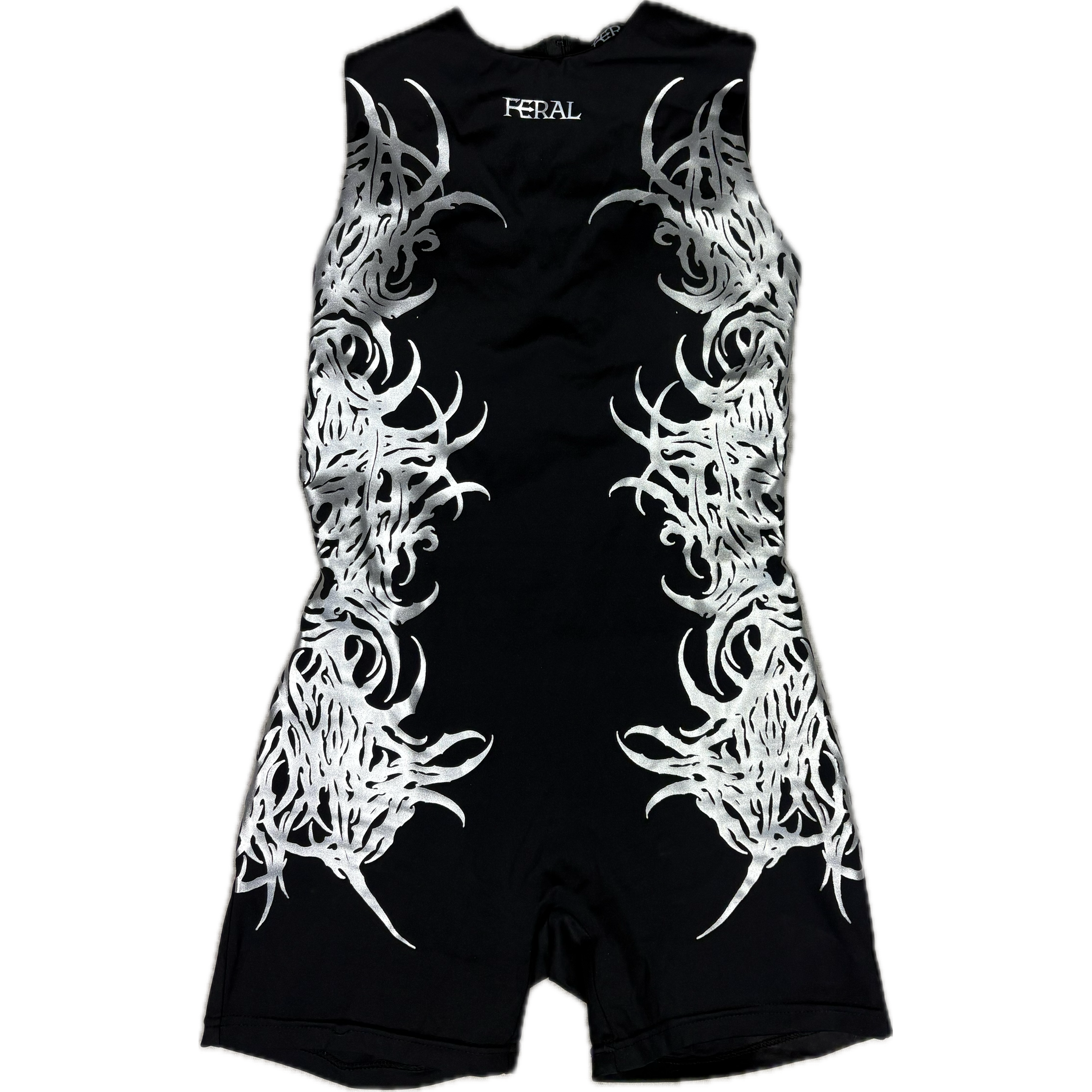 CONSUMED x FERAL - TRIBAL ROMPER SILVER I UNISEX