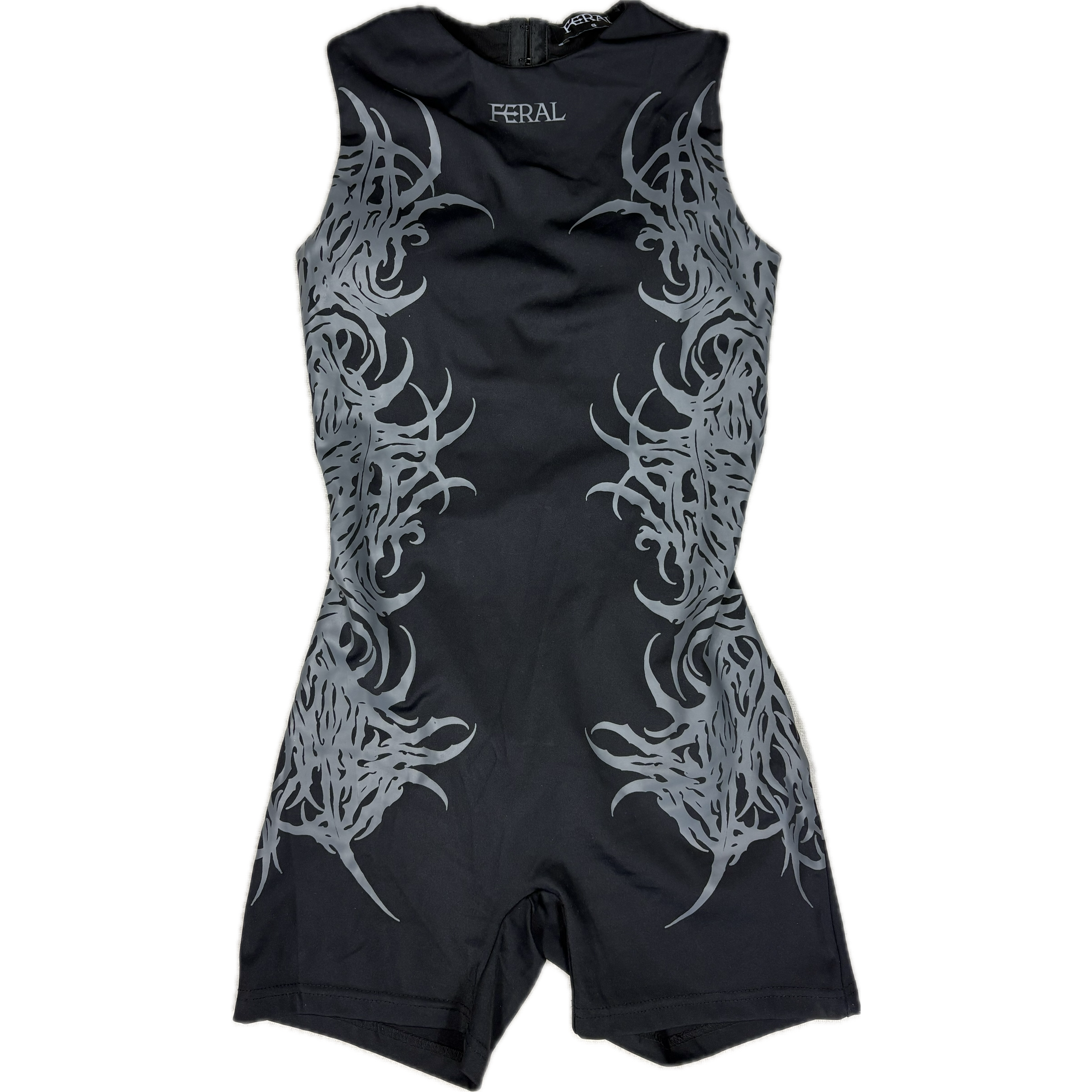 CONSUMED x FERAL - TRIBAL ROMPER GREY I UNISEX
