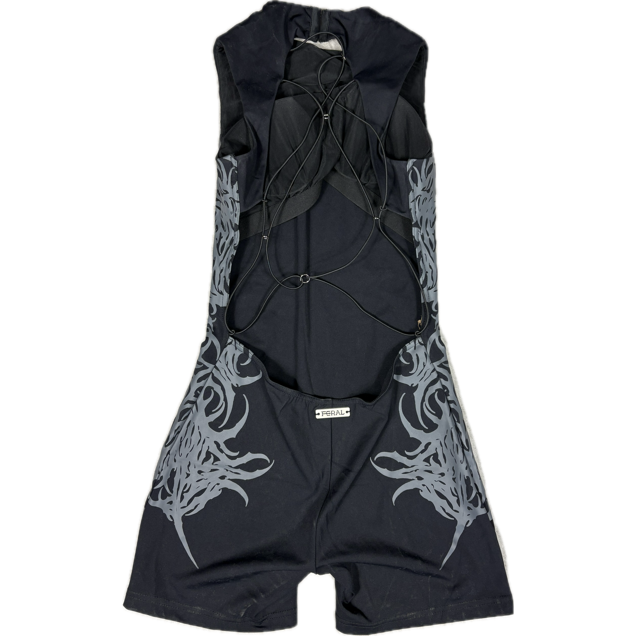 CONSUMED x FERAL - TRIBAL ROMPER GREY I UNISEX