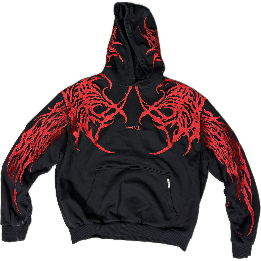 CONSUMED x FERALCLO - TRIBAL HOODIE I UNISEX