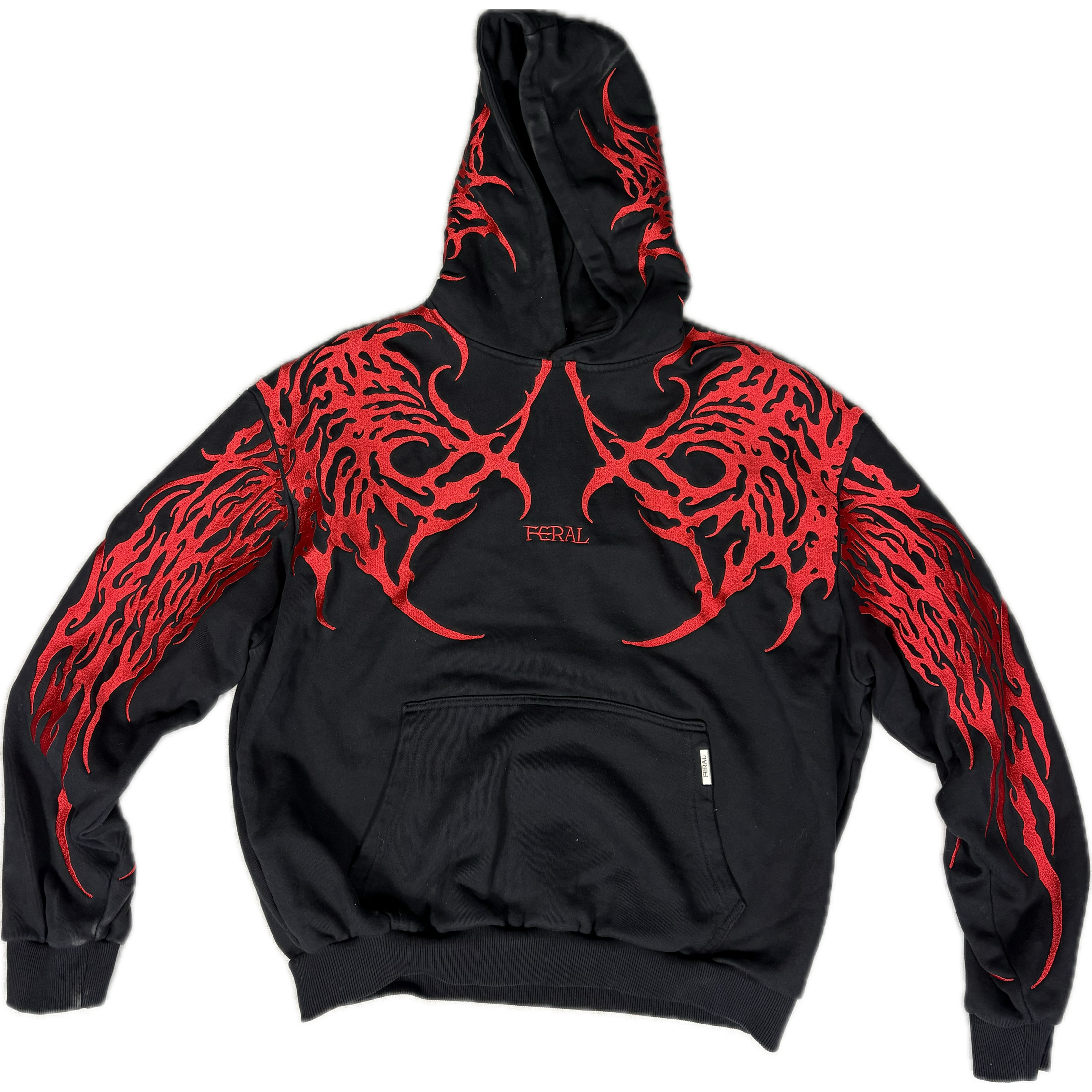 CONSUMED x FERALCLO - TRIBAL HOODIE I UNISEX