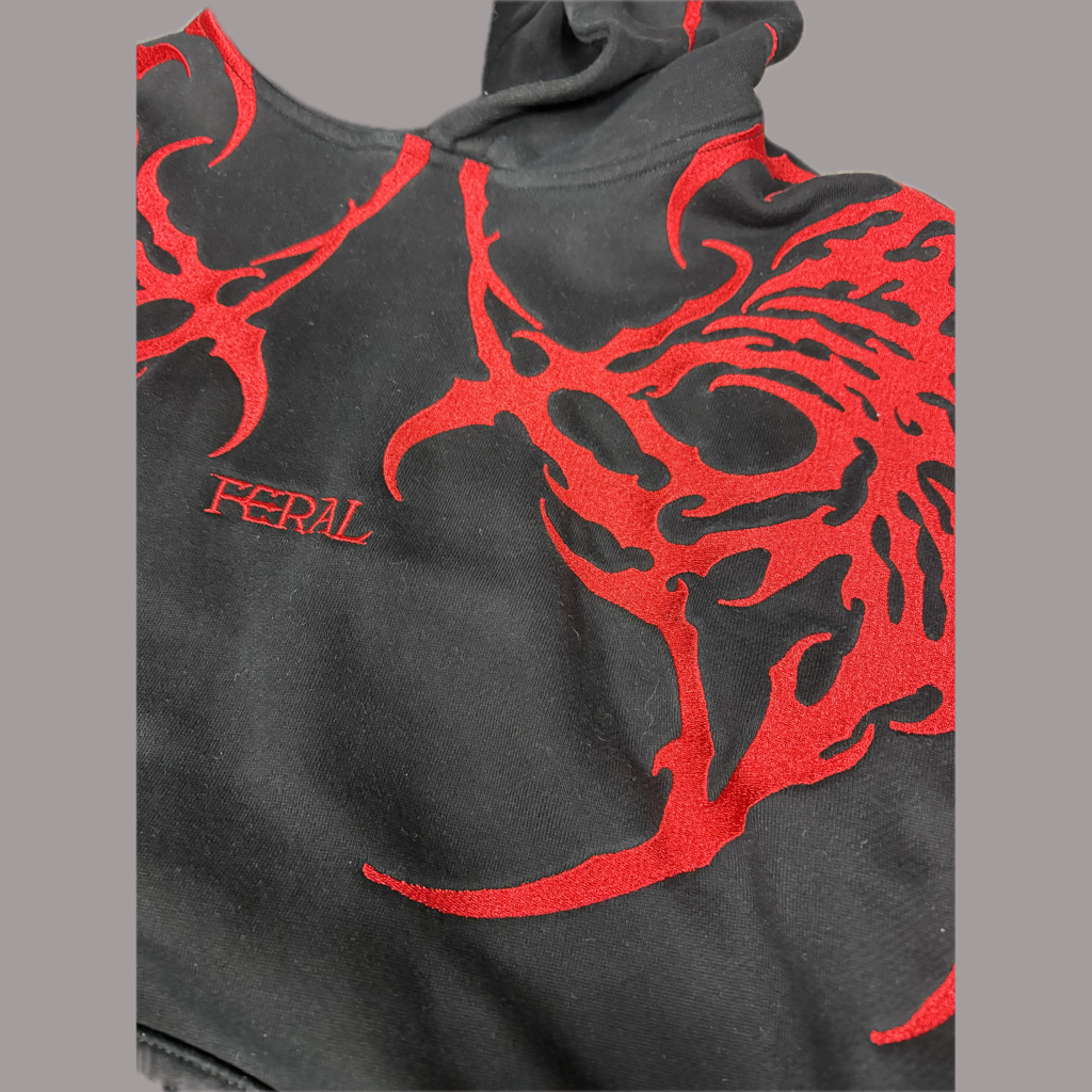 CONSUMED x FERALCLO - TRIBAL HOODIE I UNISEX