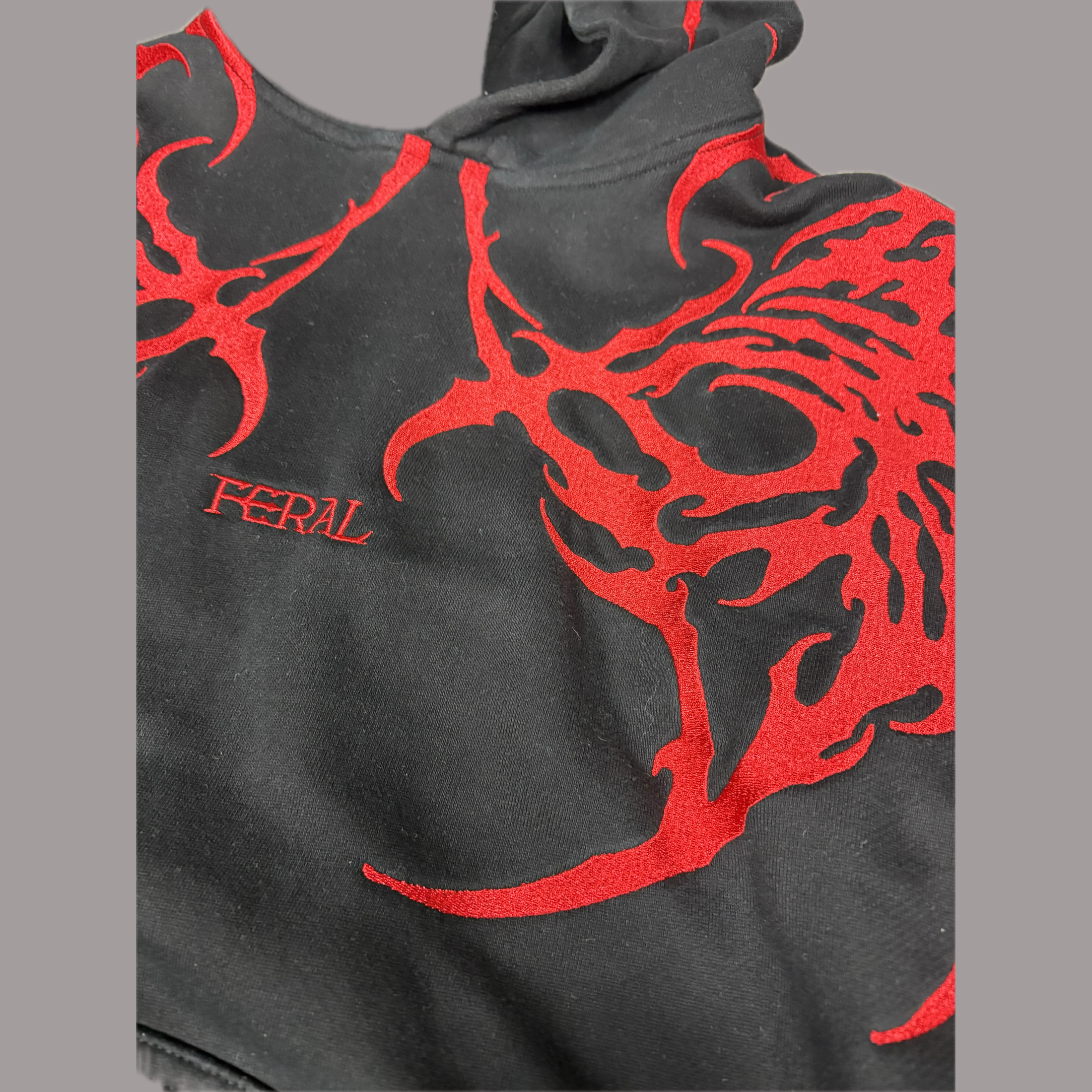 CONSUMED x FERALCLO - TRIBAL HOODIE I UNISEX