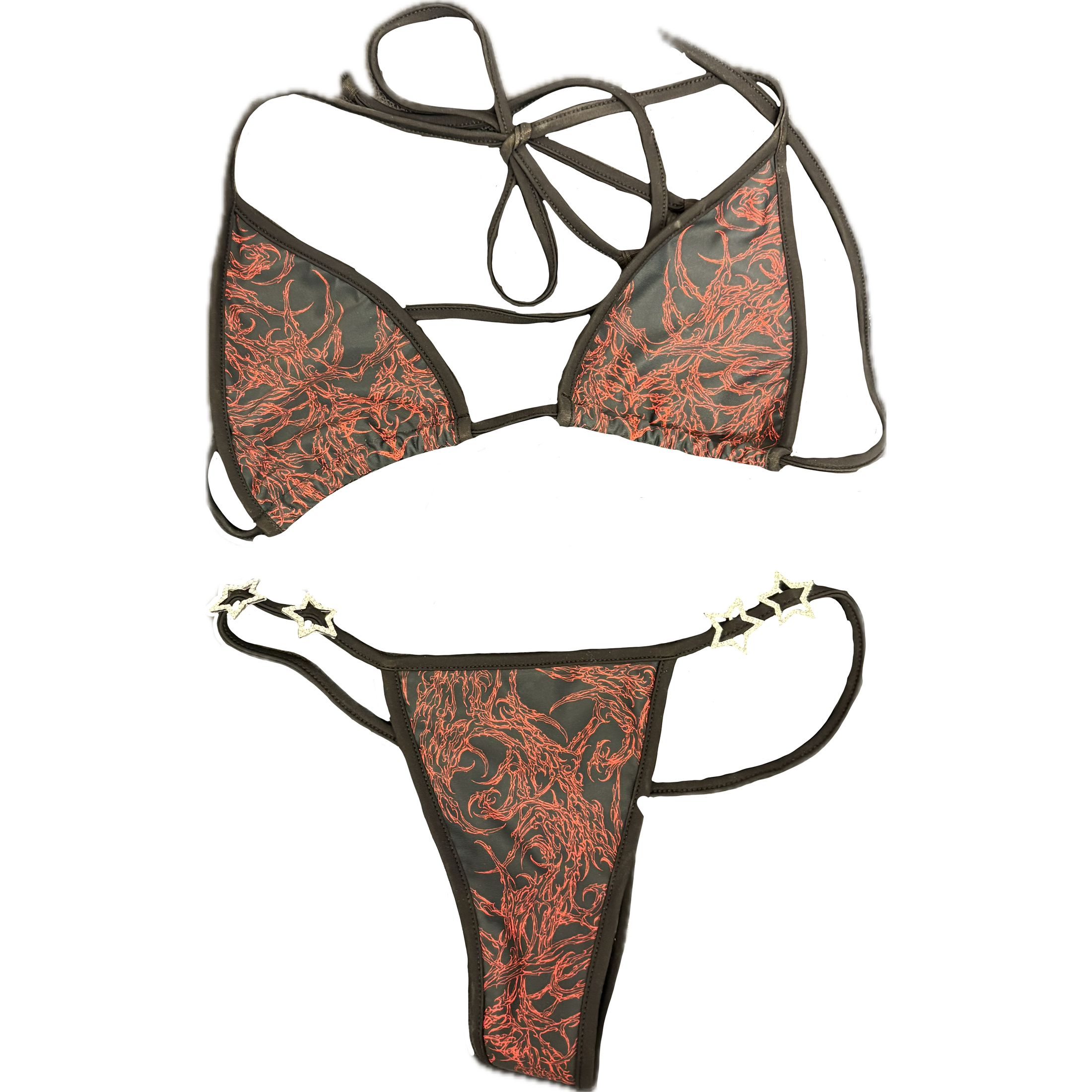 CONSUMED x BUBBLEGUM - Neo Tribal Core Bikini